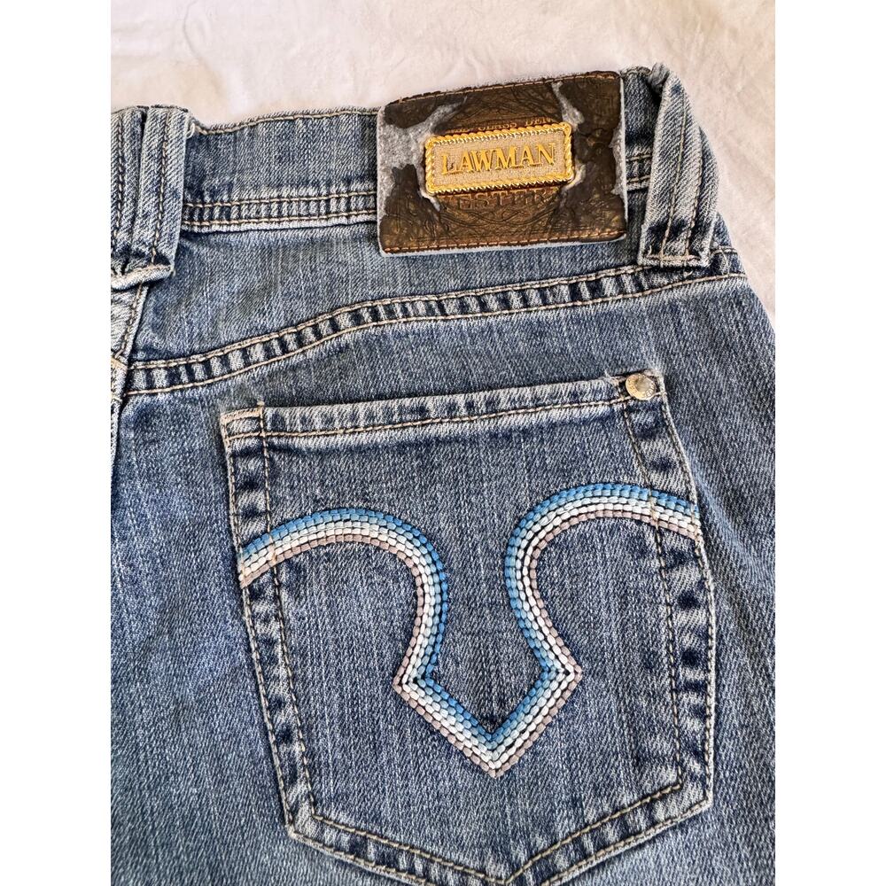 Vintage Lawman Western Jeans Size 5 Bootcut Embroidered Pockets